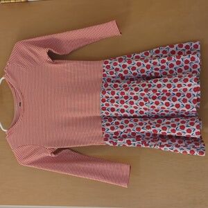 Tea Collection Blush Blooms Tiered Skirted Dress Girl's Size 6